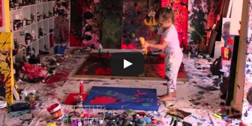 Aelita Andre: 4 yr-old Painting Prodigy